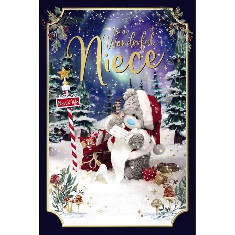 Wonderful Niece Photo Finish Me to You Bear Christmas Card £2.49